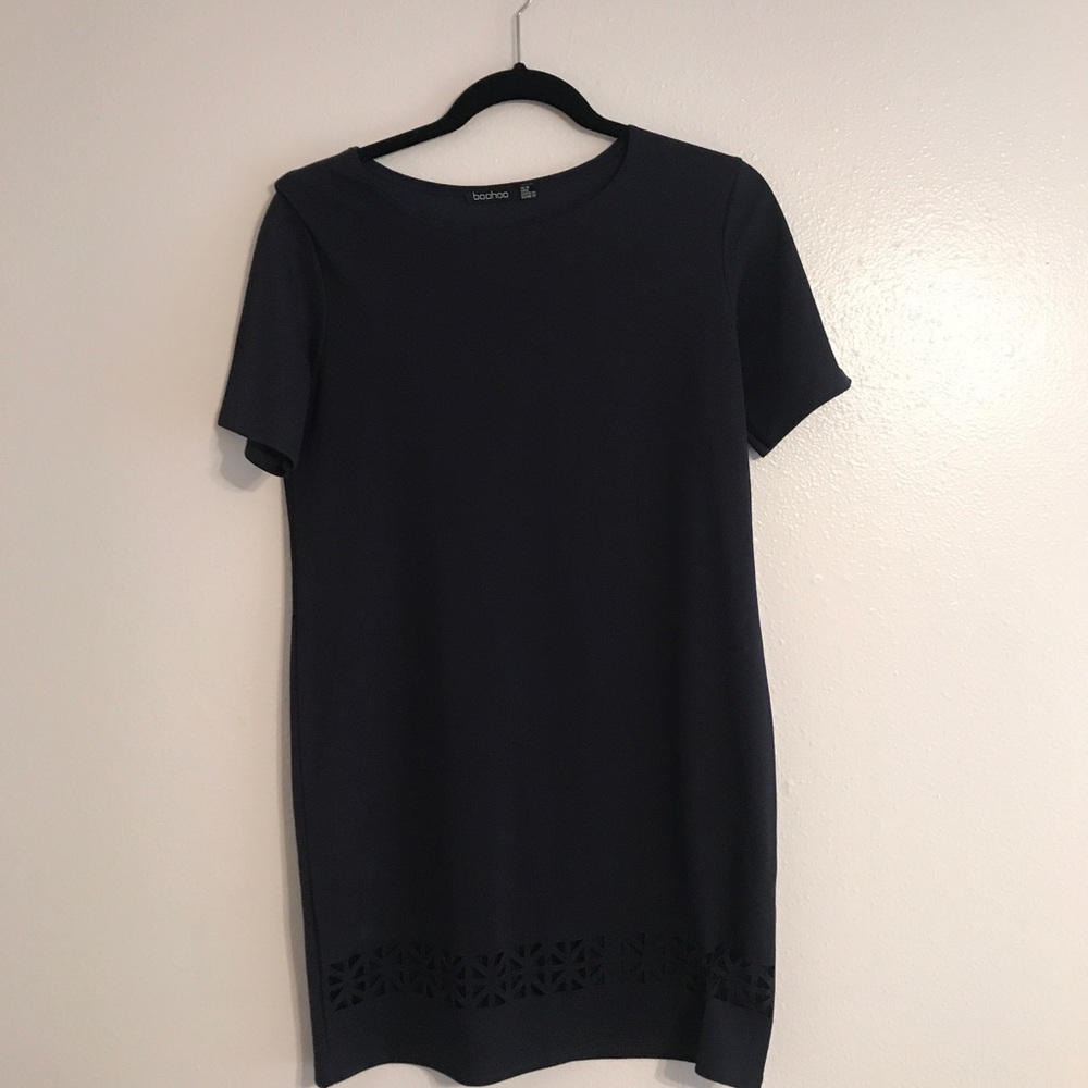 Navy blue mini dress